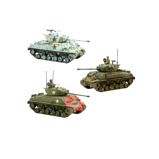 M4A3E8 Sherman Easy Eight Platoon-Warlord Games-Radaddel