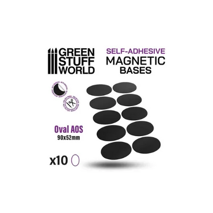 Vorgeschnittene Magnete - Oval 90x52mm-Greenstuff World-Radaddel