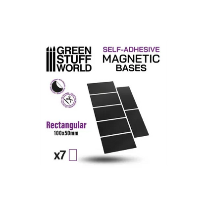 Vorgeschnittene Magnete - Rechteckig 100x50mm-Greenstuff World-Radaddel
