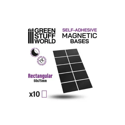 Vorgeschnittene Magnete - Rechteckig 50x75mm-Greenstuff World-Radaddel