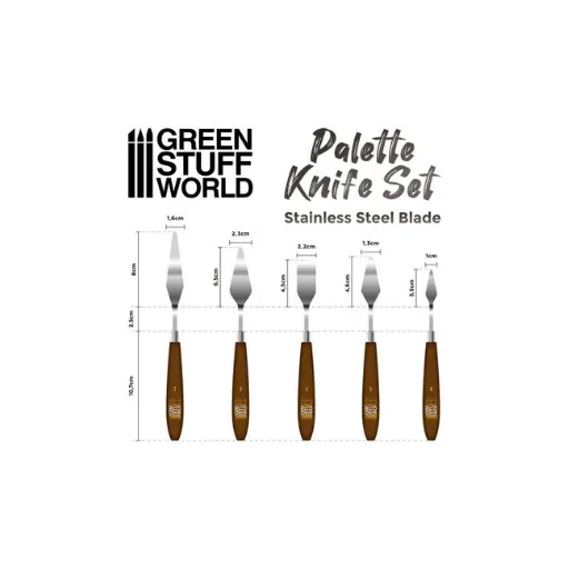 Werkzeuge für Palettenmesser und Modellierspachtel-Greenstuff World-Radaddel