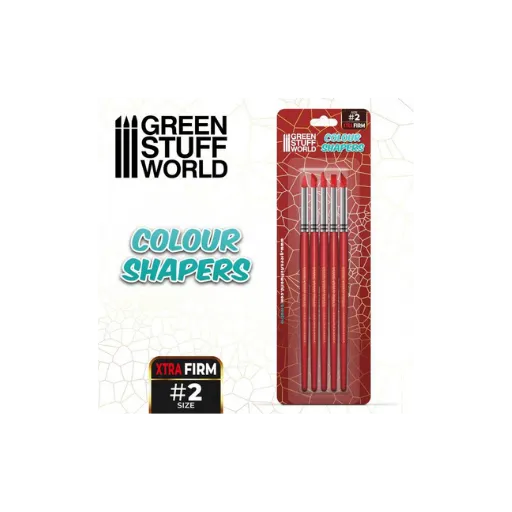 Modellierpinsel - Colour Shaper - Grösse 2 - EXTRA FIRME-Greenstuff World-Radaddel