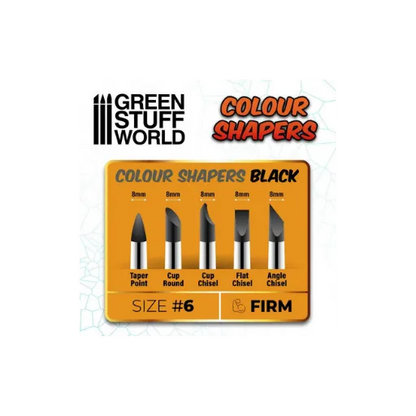 Modellierpinsel - Colour Shaper - Grösse 6 - SCHWARZE FIRME-Greenstuff World-Radaddel