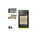 Ball STYLUS Modellierwerkzeug Satz 8 tlg.-Greenstuff World-Radaddel