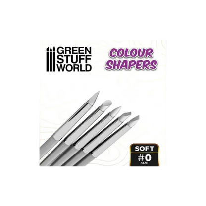 Modellierpinsel - Colour Shaper - Grösse 0 - Weiß weich-Greenstuff World-Radaddel