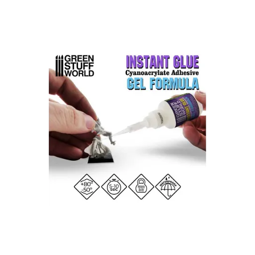 Cyanoacrylat-Klebstoff 20gr. - GEL dickflüssig-Greenstuff World-Radaddel