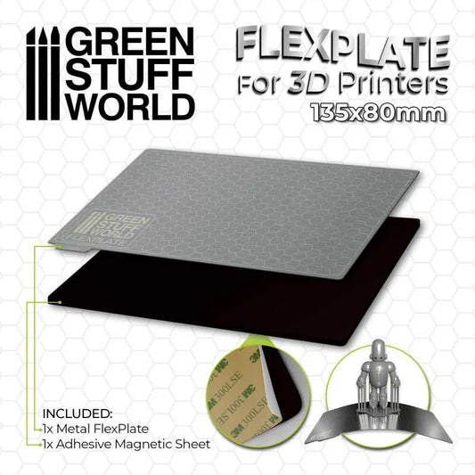 Flexplatten für 3d-Drucker - 135x80mm-Greenstuff World-Radaddel