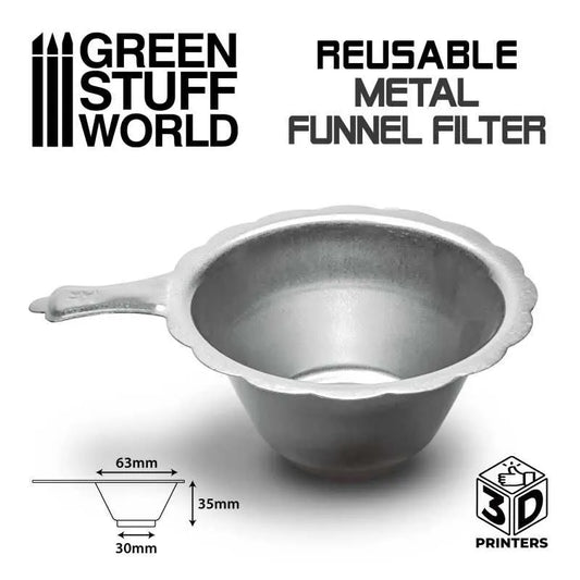 Wiederverwendbarer Metallharzfilter für 3D-Drucker-Greenstuff World-Radaddel