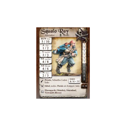Squalo Ray | Piraten-Freebooter Miniatures-Radaddel