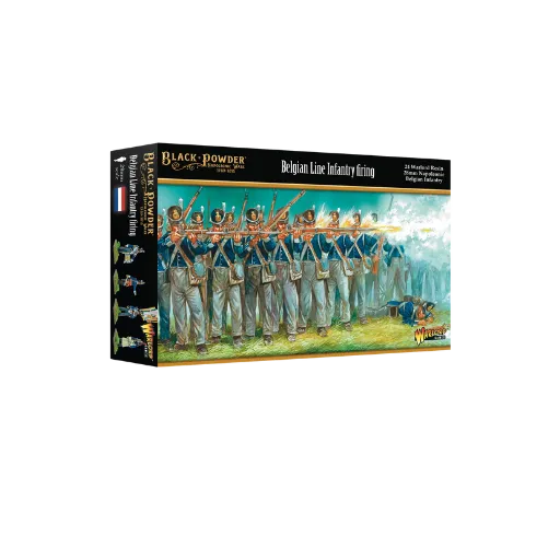 Belgian Line Infantry Firing-Warlord Games-Radaddel