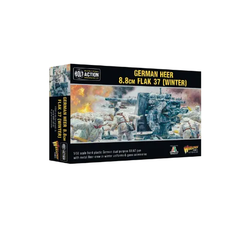 German Heer 8.8cm Flak 37 (Winter)-Warlord Games-Radaddel