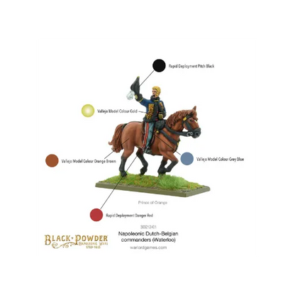 Napoleonic Dutch-Belgian Commanders (Waterloo)-Warlord Games-Radaddel