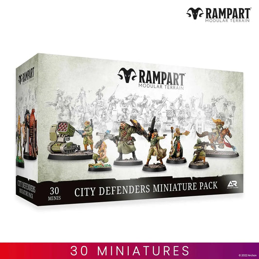 Rampart Modular Terrain: City Defenders Miniature Pack-Archon Studio-Radaddel