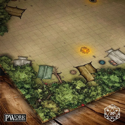 Battle Map - The Camp-PWork Wargames-Radaddel
