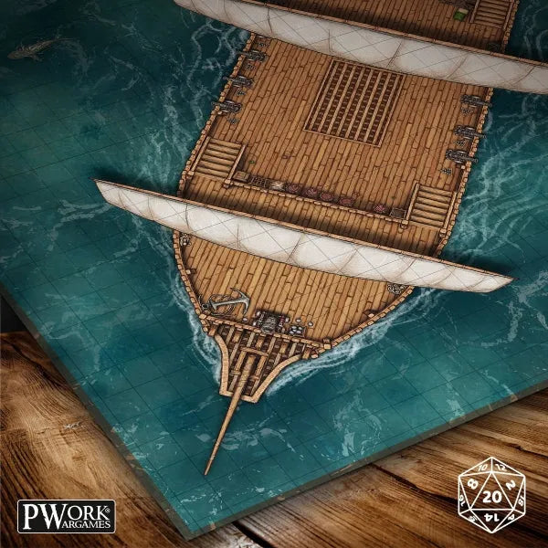 Battle Map - The Ship-PWork Wargames-Radaddel