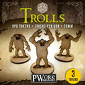 RPG TOKENS Trolls-PWork Wargames-Radaddel