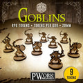 RPG TOKENS Goblins-PWork Wargames-Radaddel