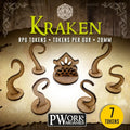RPG TOKENS Kraken-PWork Wargames-Radaddel