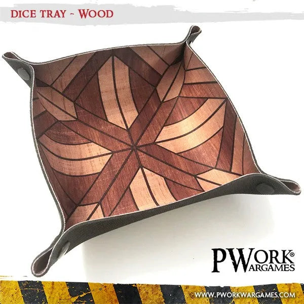 DICETRAY Wood-PWork Wargames-Radaddel