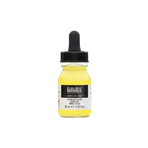Liquitex Ink Fluo Gelb 30ml-Liquitex-Radaddel
