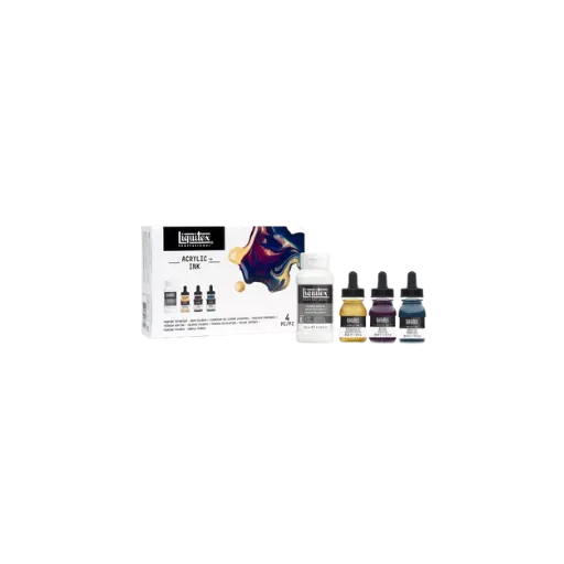 Liquitex Ink Technik Set Dunkle Farben 3 x 30ml-Liquitex-Radaddel