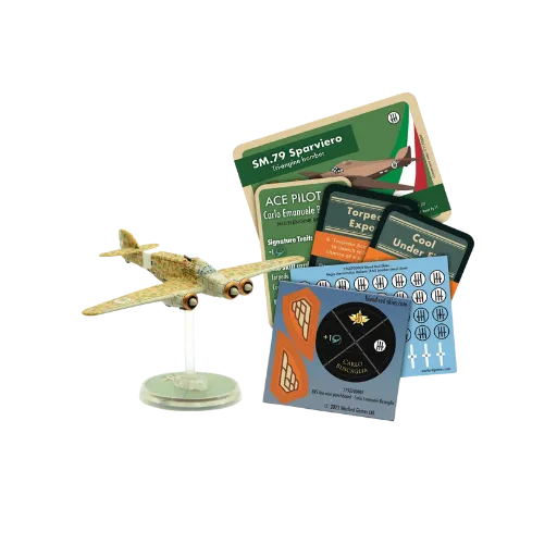 Italian Ace Pilot: Carlo Emanuele Buscaglia-Warlord Games-Radaddel