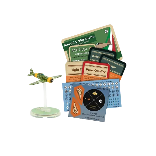 Italian Ace Pilot: Leonardo Ferrulli-Warlord Games-Radaddel