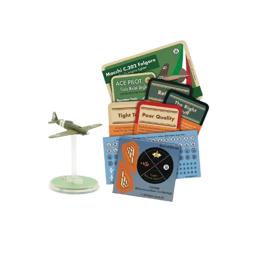 Italian Ace Pilot: Furio Niclot Doglio-Warlord Games-Radaddel