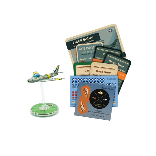 Korean War Ace Pilot: James Jabby' Jabara-Warlord Games-Radaddel