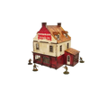Pre-painted WW2 Normandy Restaurant-Micro Art Studio-Radaddel