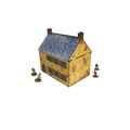 Pre-painted WW2 Normandy Townhouse 2-Micro Art Studio-Radaddel