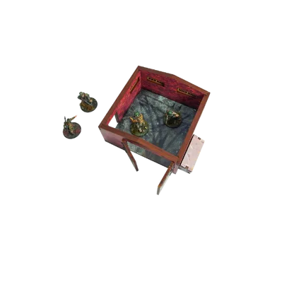 Pre-painted WW2 Normandy Large Brick Shed-Micro Art Studio-Radaddel