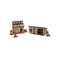 Pre-painted WW2 Normandy Small Sheds with Dovecote-Micro Art Studio-Radaddel