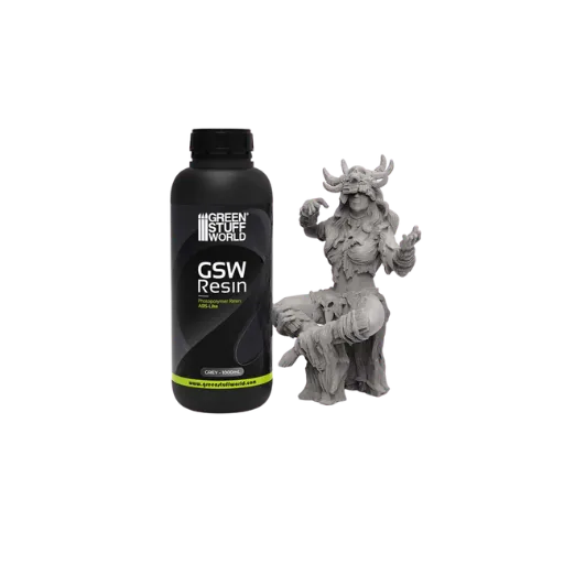 3D Drucker Resin - ABS-like Grey 1000ml-Greenstuff World-Radaddel