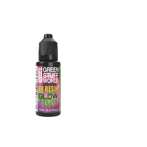 UV-Harz 17 ml LIME - Glow in the Dark-Greenstuff World-Radaddel