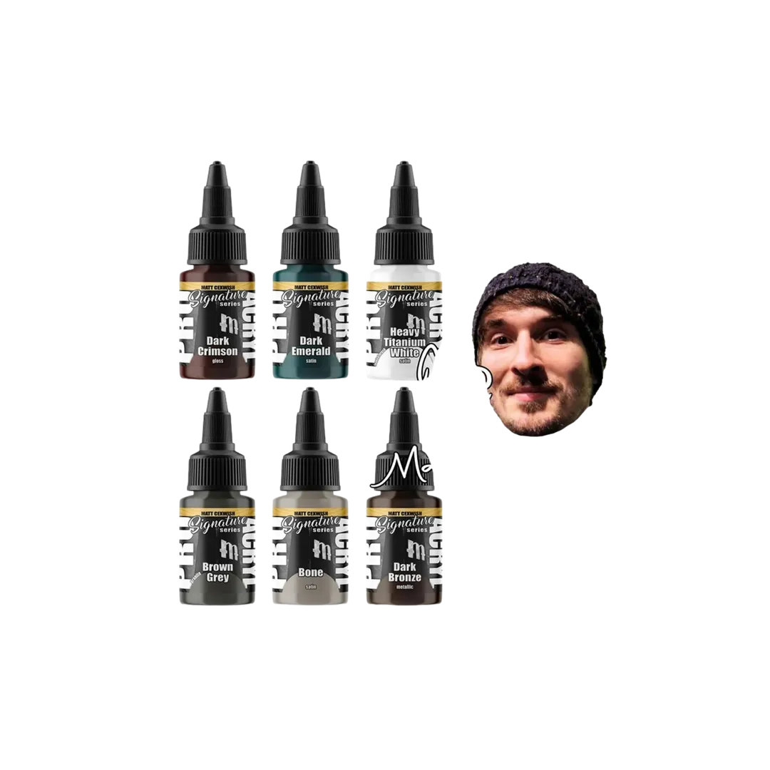 Pro Acryl Matt Cexwish Signature Set - 6 Paints (6x22ml)-Monument Hobbies-Radaddel