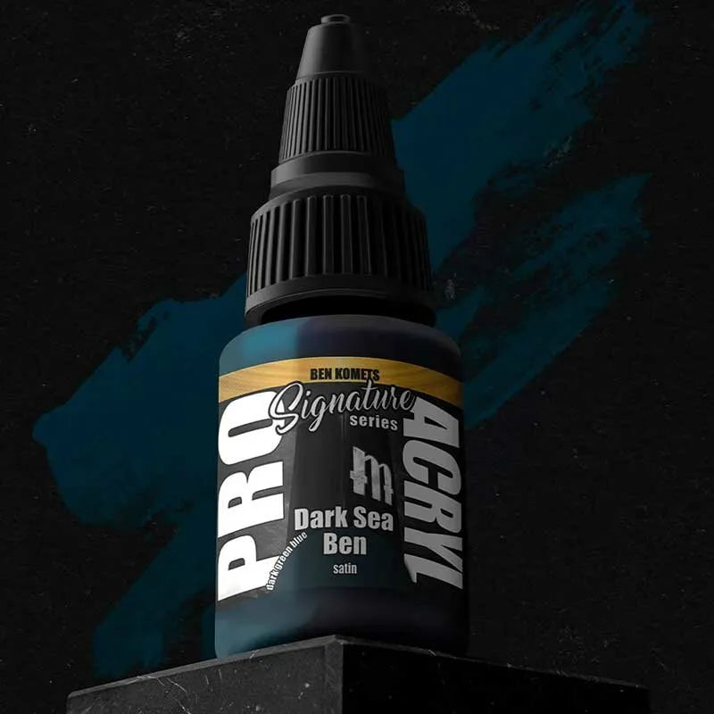 Pro Acryl Dark Sea Ben (satin) (22ml) - Ben Komets-Monument Hobbies-Radaddel
