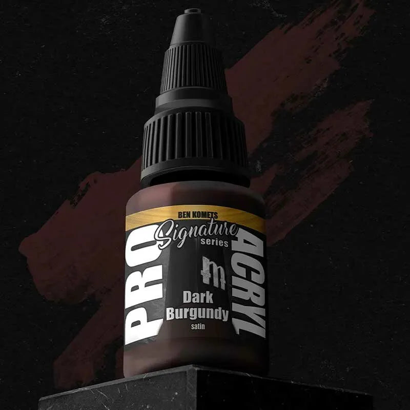Pro Acryl Dark Burgundy (satin) (22ml) - Ben Komets-Monument Hobbies-Radaddel