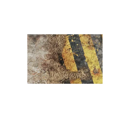 Neoprene Mat Industrial Ruins 44x30''-PWork Wargames-Radaddel