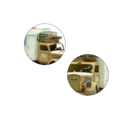 Opel Blitz/Maultier Ambulance-Warlord Games-Radaddel