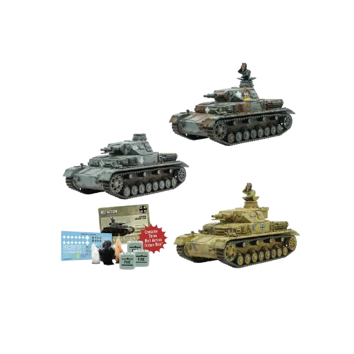 Panzer IV Ausf. B/C/D Zug (limited)-Warlord Games-Radaddel