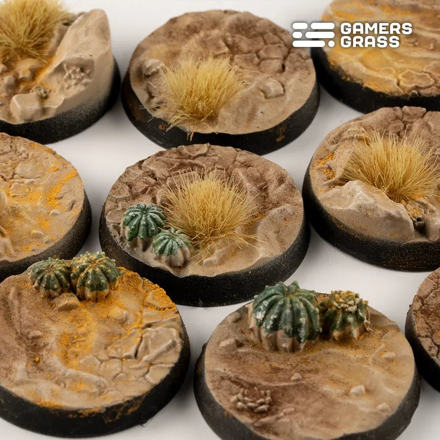 Deserts of Maahl Bases Round 25mm (x10)-Gamers Grass-Radaddel