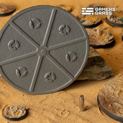 Deserts of Maahl Bases Round 100mm (x1)-Gamers Grass-Radaddel