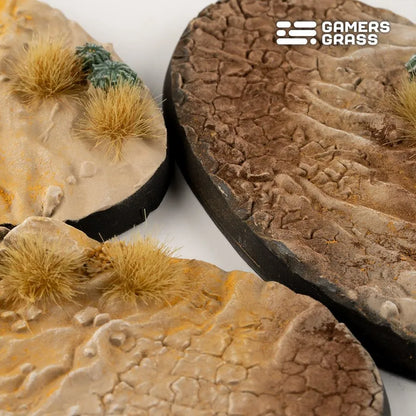 Deserts of Maahl Bases Oval 75mm (x3)-Gamers Grass-Radaddel