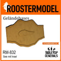 Fluss See mit Insel-Roostermodel-Radaddel