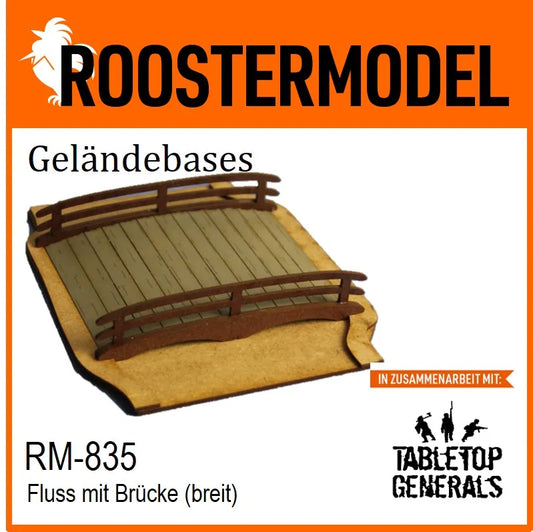 Brücke (breit)-Roostermodel-Radaddel