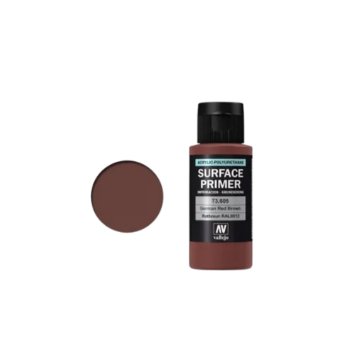 Surface Primer German Red Brown 60ml-Vallejo-Radaddel