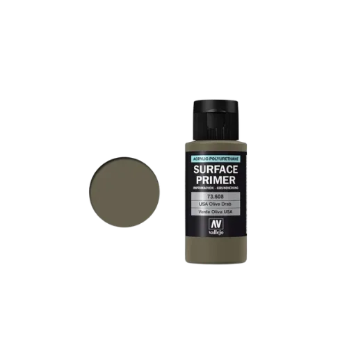 Surface Primer US Olive Drab 60ml-Vallejo-Radaddel
