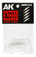Standard Diagonal (5 Spare Blades) Replacement-AK-Interactive-Radaddel