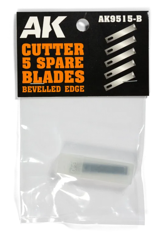 Bevelled Edge (5 Spare Blades) Replacement-AK-Interactive-Radaddel